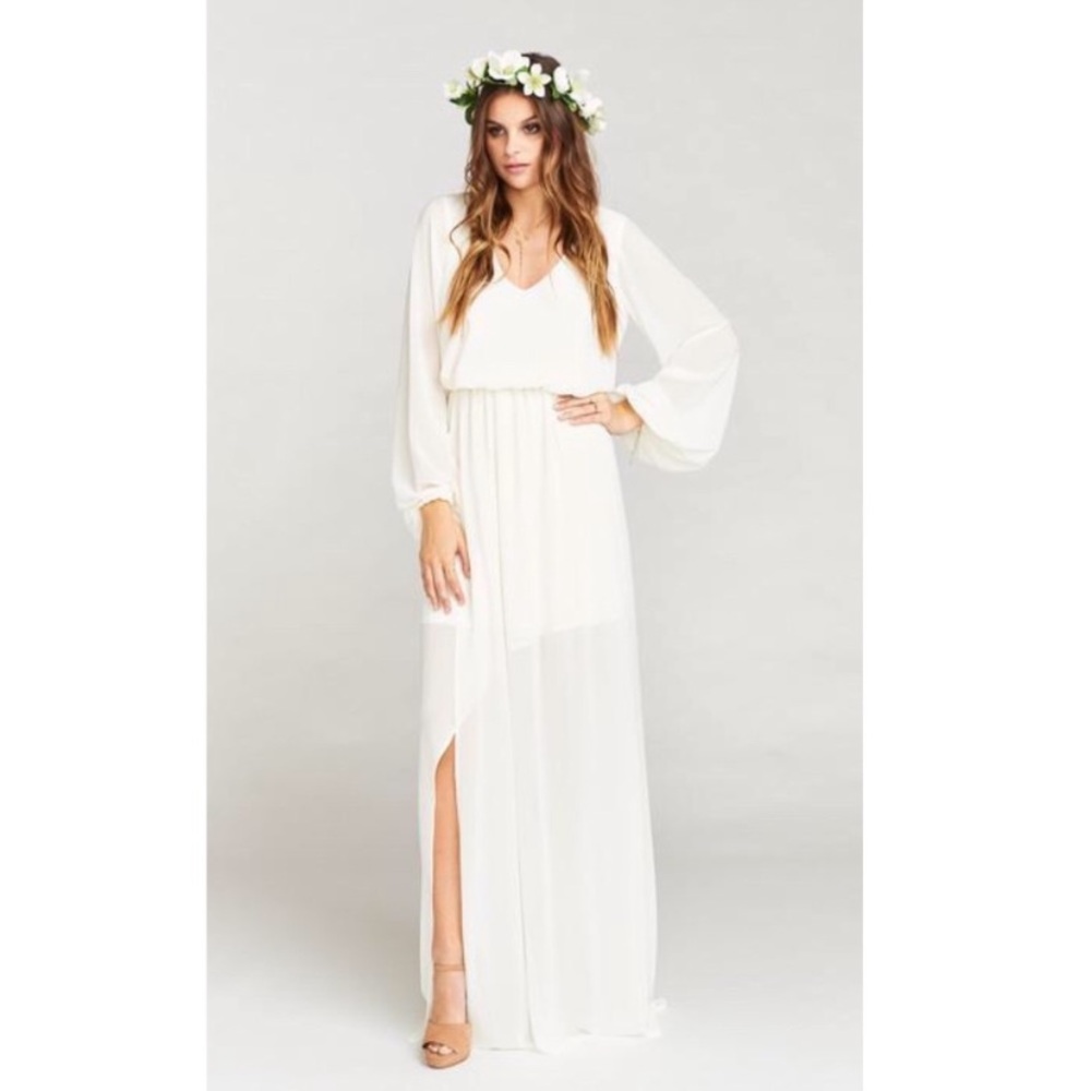Show me your mumu Jocelyn long sleeve maxi dress
